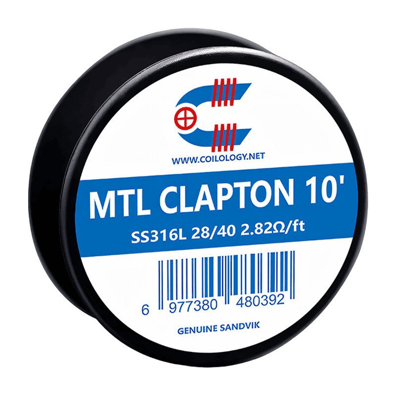 MTL Clapton SS316L Coilology odporový drôt - 28/40 | www.e-smoke.sk