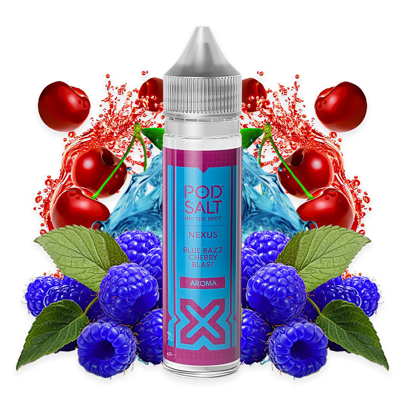 60ml Blue Razz Cherry Blast POD SALT Nexus - 20ml S&V