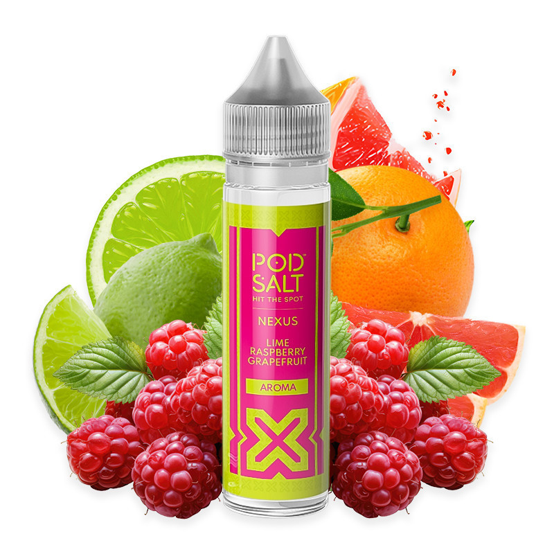 60ml Lime Raspberry Grapefruit POD SALT Nexus - 20ml S&V (Citrus Mix)
