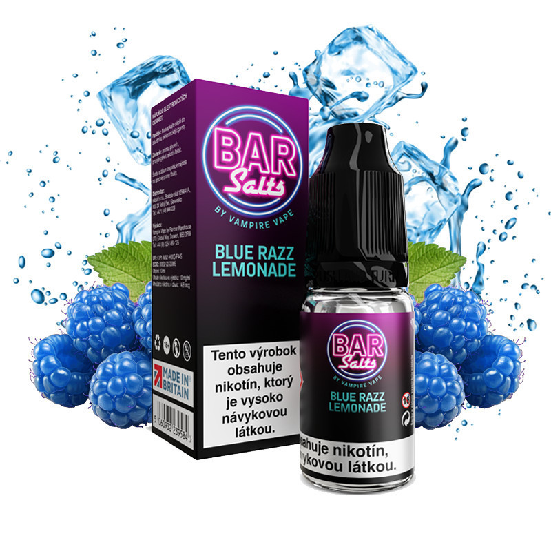 10ml Blue Razz Lemonade BAR SALTS by Vampire Vape e-liquid