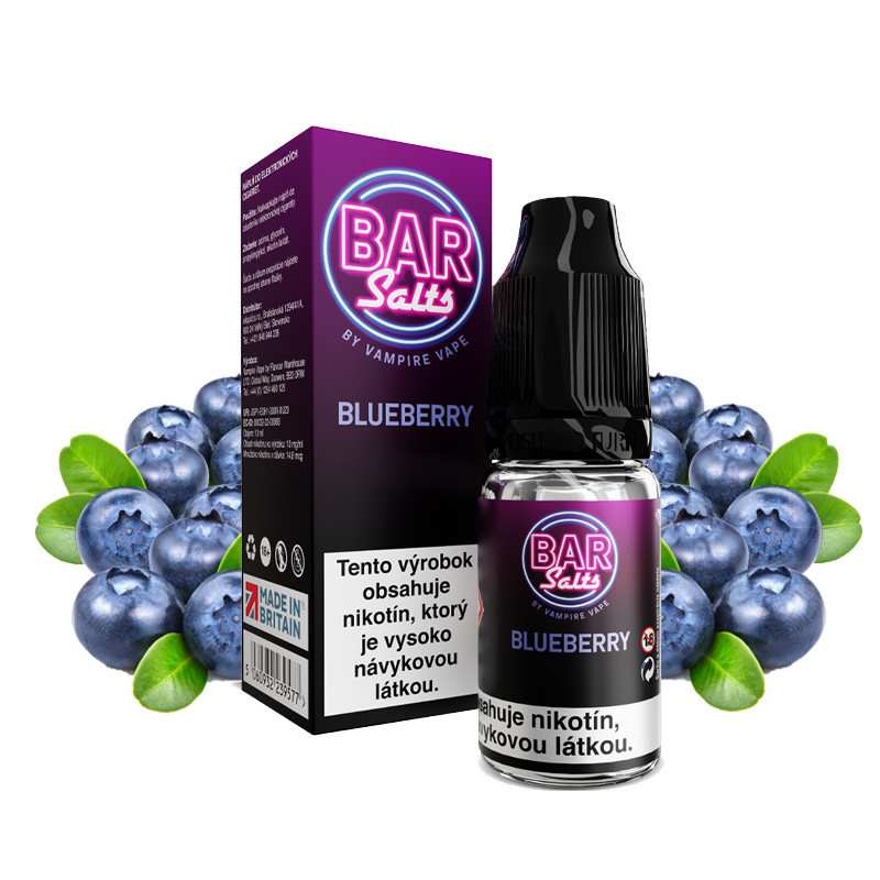 10ml Blueberry Vampire Vape BAR SALTS e-liquid