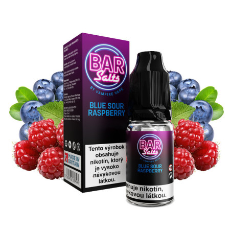 10ml Blue Sour Raspberry Vampire Vape BAR SALTS e-liquid