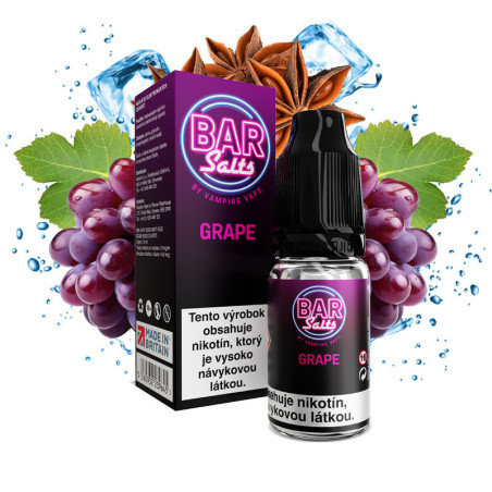 10ml Grape Vampire Vape BAR SALTS e-liquid