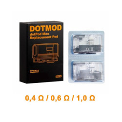 2-pack DotPOD MAX náhradný cartridge | www.e-smoke.sk