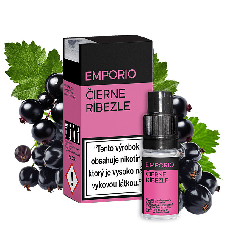 10 ml Čierne Ribezle Emporio e-liquid | www.e-smoke.sk