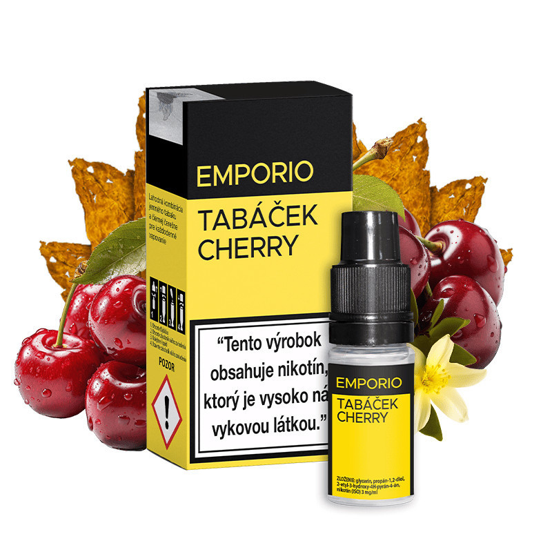 10 ml Tabáček Cherry Emporio e-liquid | www.e-smoke.sk