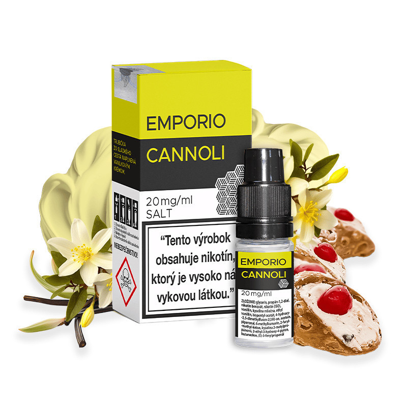 10 ml Cannoli Emporio SALT e-liquid | www.e-smoke.sk
