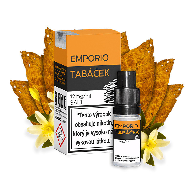 10 ml Tabáček Emporio SALT e-liquid | www.e-smoke.sk