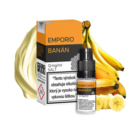 10 ml Banán Emporio SALT e-liquid | www.e-smoke.sk