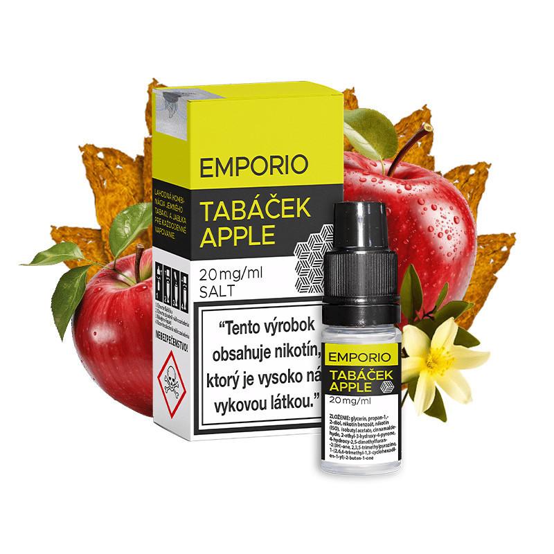 10 ml Tabáček Apple Emporio SALT e-liquid | www.e-smoke.sk