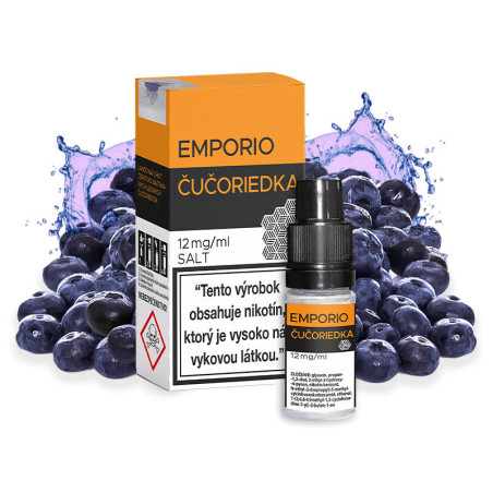 10 ml Čučoriedka Emporio SALT e-liquid | www.e-smoke.sk