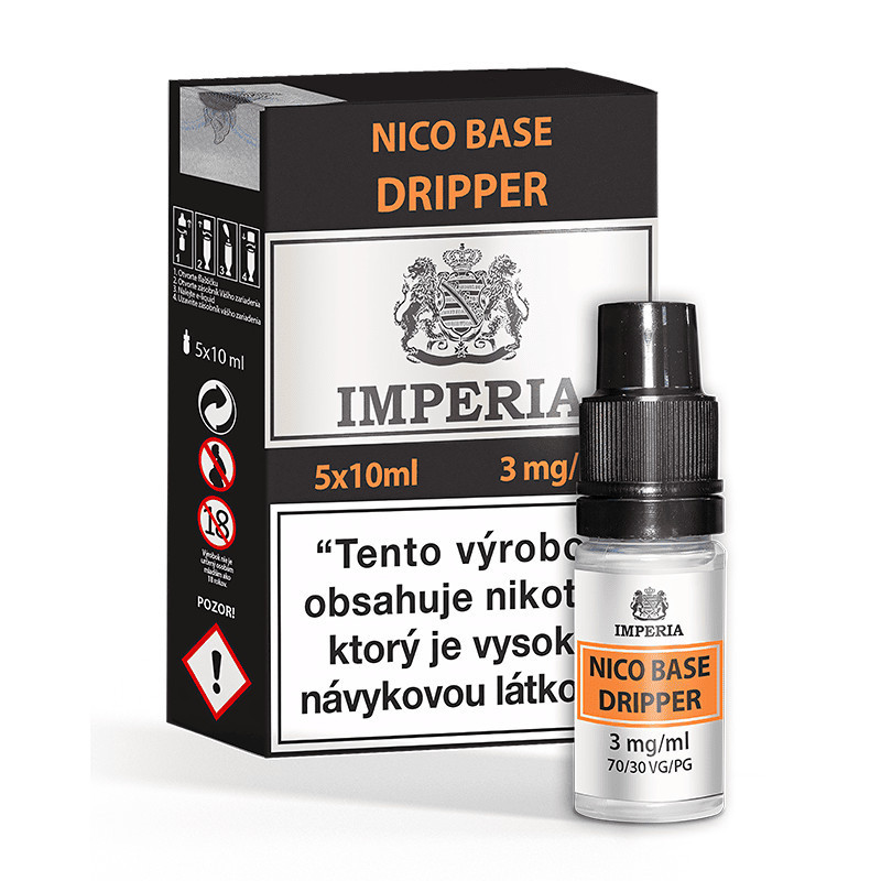 5x10 ml Imperia Dripper 70/30 (3mg/ml) booster