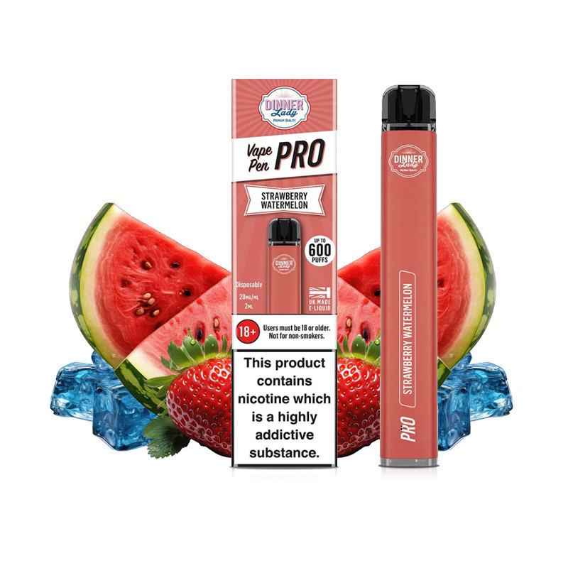 Strawberry Watermelon Dinner Lady Vape Pen PRO jednorazová el. cigareta