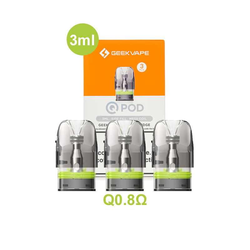 3-PACK Geekvape Q SIDEFILL cartridge 3 ml | www.e-smoke.sk