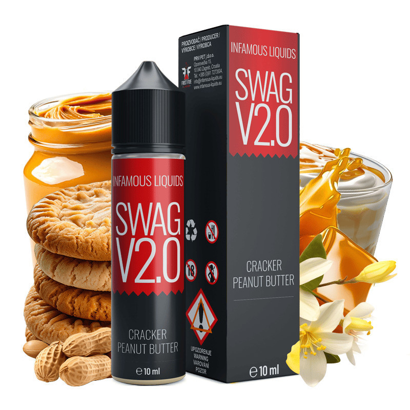 60 ml Swag V2 INFAMOUS - 10 ml S&V | www.e-smoke.sk