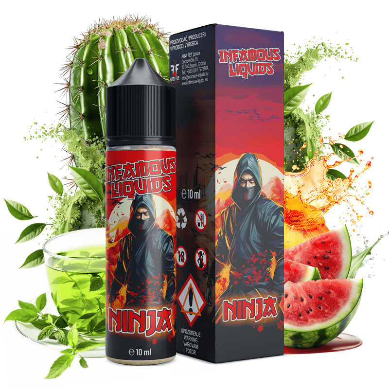 60 ml Ninja Juice INFAMOUS Special - 10 ml S&V | www.e-smoke.sk