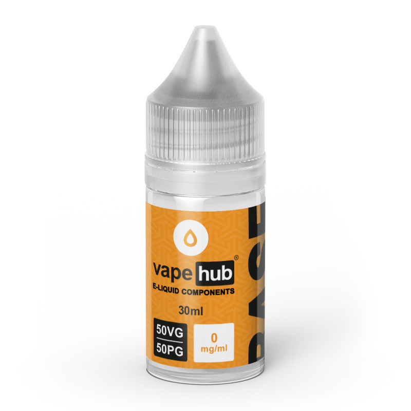 30ml VAPEHUB Base 50VG/50PG beznikotínová báza | www.e-smoke.sk