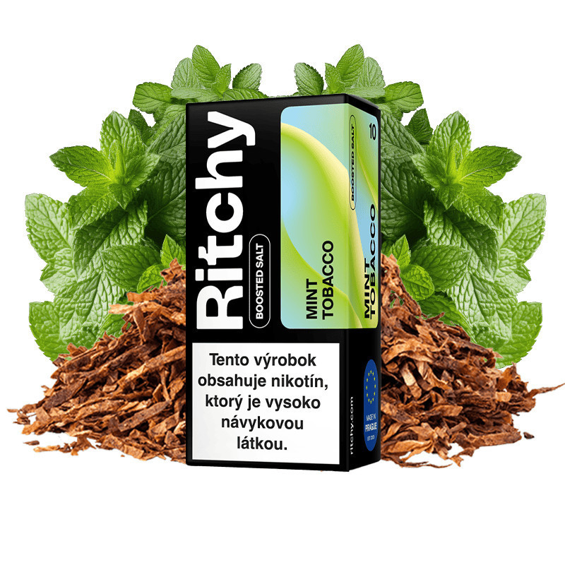 10 ml Mint Tobacco RITCHY SALT e-liquid | www.e-smoke.sk