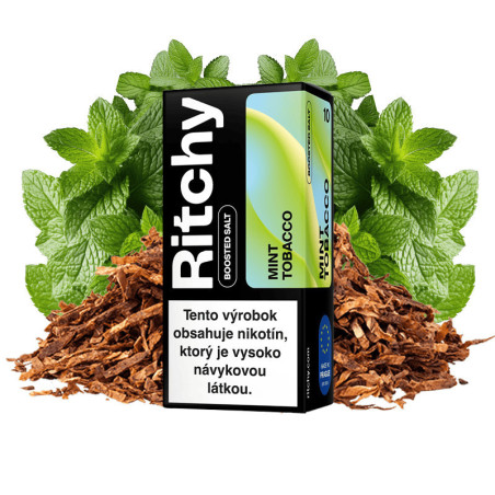 10 ml Mint Tobacco RITCHY SALT e-liquid | www.e-smoke.sk