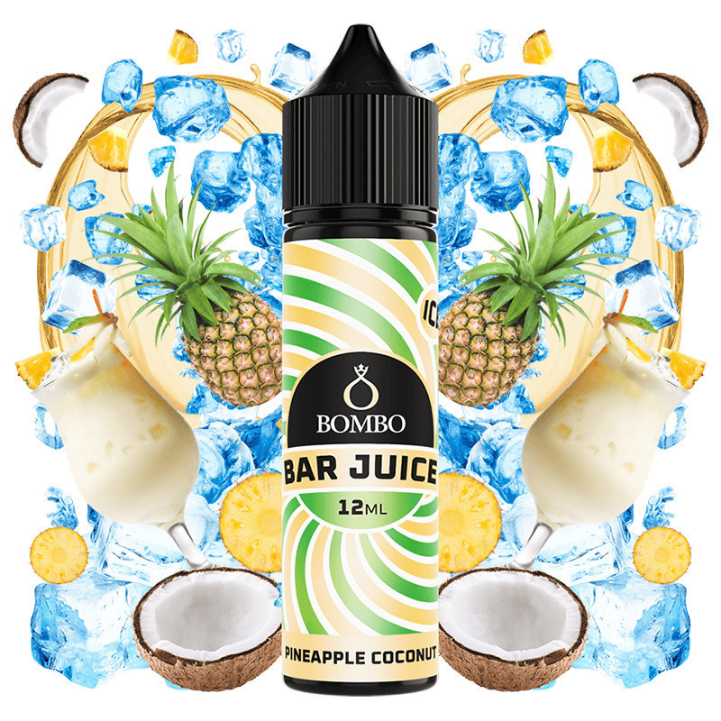 60ml Pineapple Coconut Bombo Bar Juice - 12ml S&V | www.e-smoke.sk