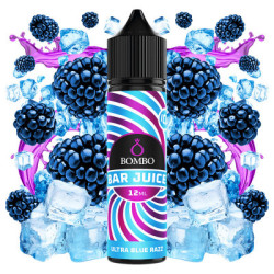 60ml Ultra Blue Razz Bombo Bar Juice - 12ml S&V | www.e-smoke.sk