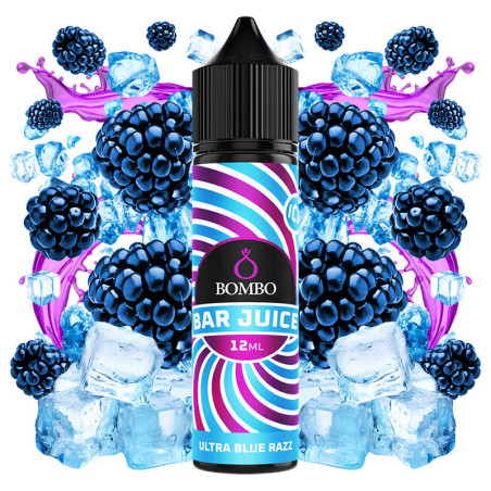 60ml Ultra Blue Razz Bombo Bar Juice - 12ml S&V | www.e-smoke.sk