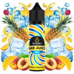 60ml Pineapple Peach Mango Bombo Bar Juice - 12ml S&V | www.e-smoke.sk