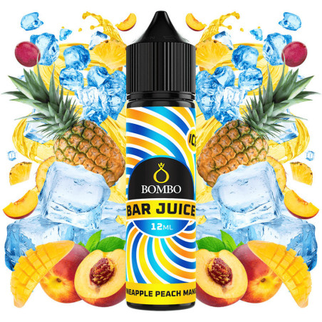 60ml Pineapple Peach Mango Bombo Bar Juice - 12ml S&V | www.e-smoke.sk