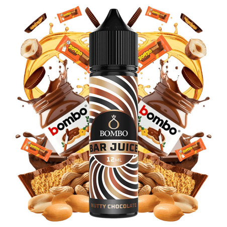60ml Nutty Chocolate Bombo Bar Juice - 12ml S&V | www.e-smoke.sk