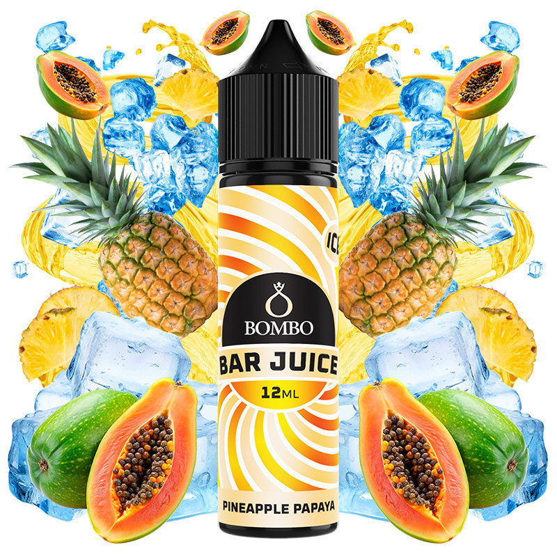60ml Pineapple Papaya Bombo Bar Juice - 12ml S&V | www.e-smoke.sk