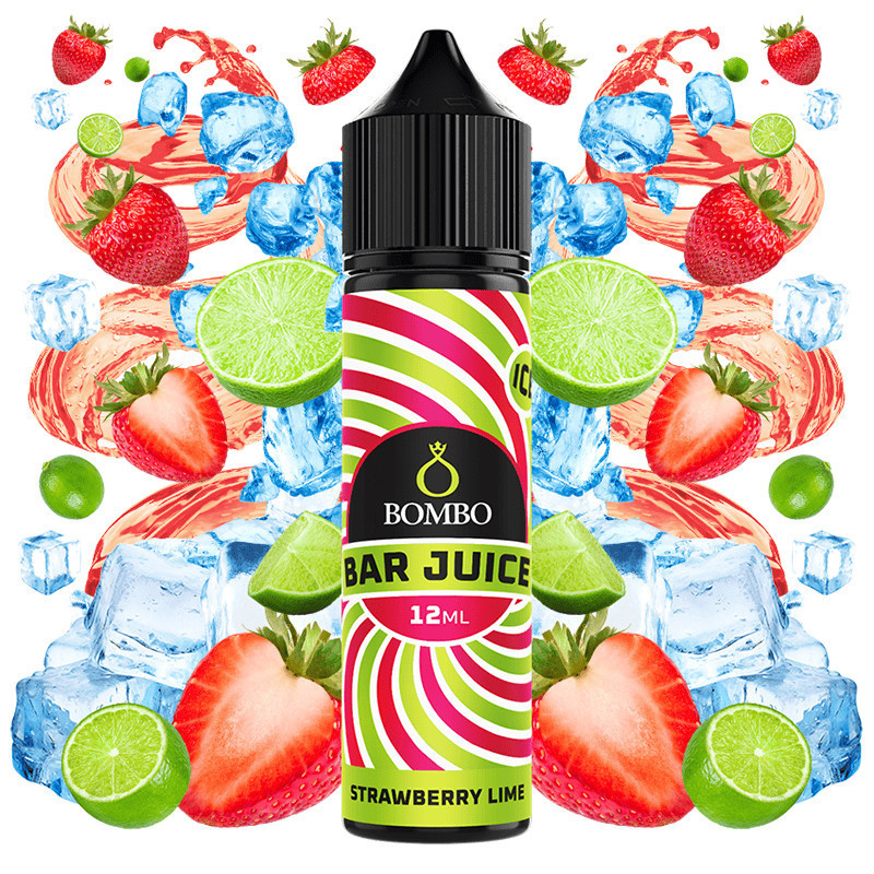 60ml Strawberry Lime Bombo Bar Juice - 12ml S&V | www.e-smoke.sk