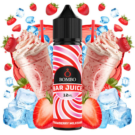 60ml Strawberry Milkshake Bombo Bar Juice - 12ml S&V | www.e-smoke.sk