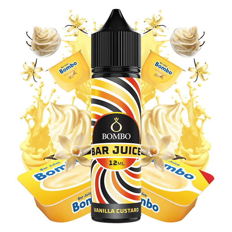 60ml Vanilla Custard Bombo Bar Juice - 12ml S&V | www.e-smoke.sk