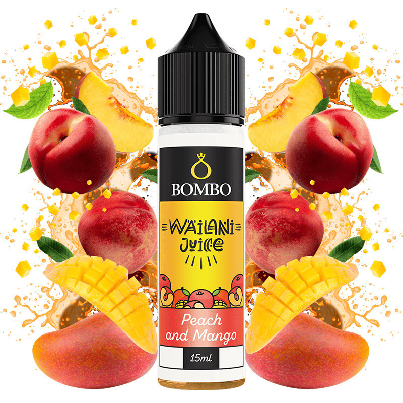60ml Peach and Mango Bombo Wailani - 15ml S&V | www.e-smoke.sk