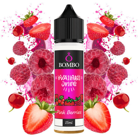 60ml Pink Berries Bombo Wailani Juice - 15ml S&V | www.e-smoke.sk