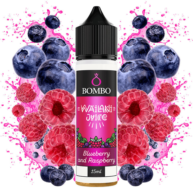 60ml Blueberry and Raspberry Bombo Wailani Juice - 15ml S&V | www.e-smoke.sk