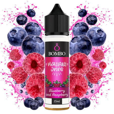 60ml Blueberry and Raspberry Bombo Wailani Juice - 15ml S&V | www.e-smoke.sk