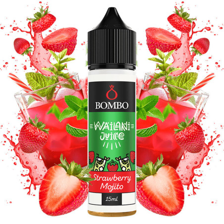 60ml Strawberry Mojito Bombo Wailani Juice - 15ml S&V | www.e-smoke.sk