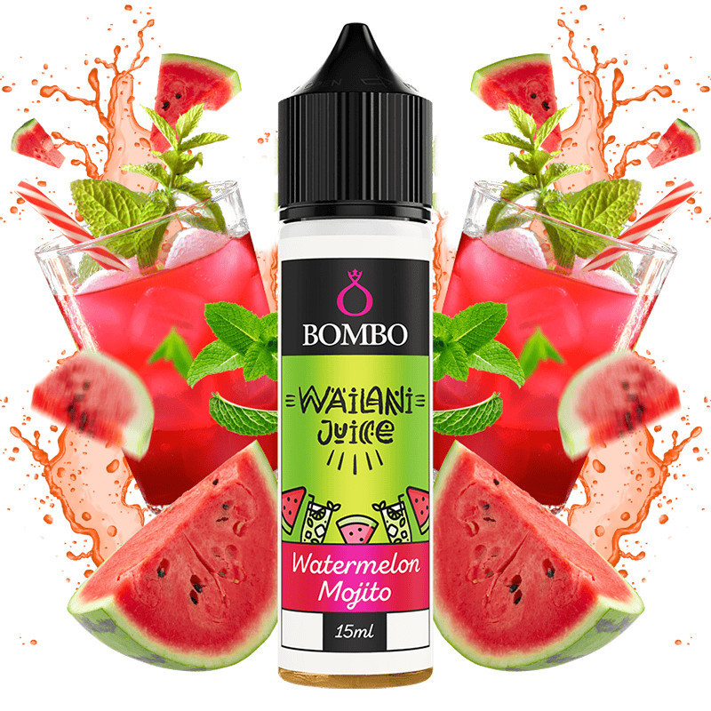 60ml Watermelon Mojito Bombo Wailani - 15ml S&V | www.e-smoke.sk
