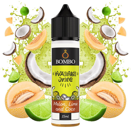 60ml Melon Lime and Coco Bombo Wailani Juice - 15ml S&V | www.e-smoke.sk