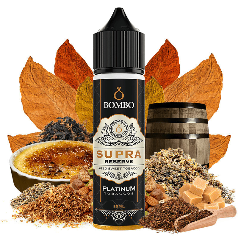 60ml Supra Reserve Bombo Platinum Tobaccos - 15ml S&V | www.e-smoke.sk