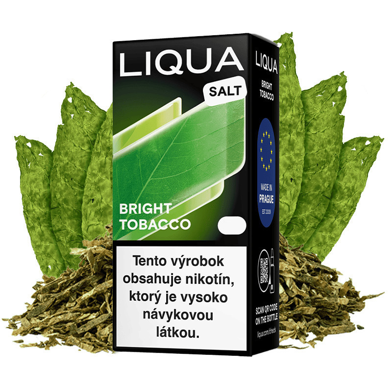 10 ml Bright Tobacco Liqua SALT e-liquid | www.e-smoke.sk