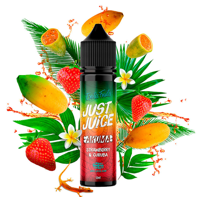60ml Strawberry & Curuba JUST JUICE Aroma - 12ml S&V | www.e-smoke.sk