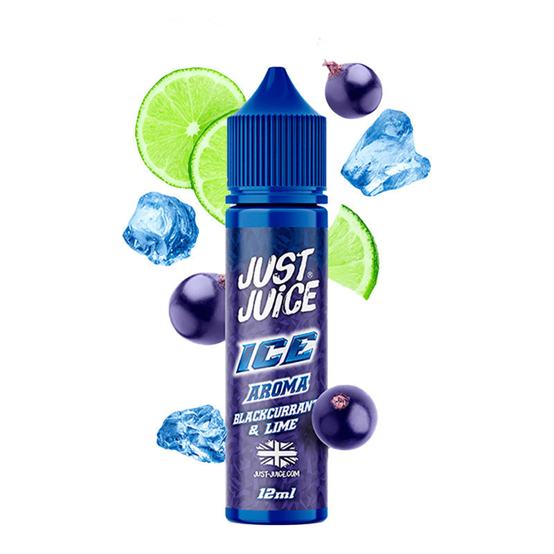 60ml Blackcurrant & Lime JUST JUICE ICE - 12ml S&V | www.e-smoke.sk