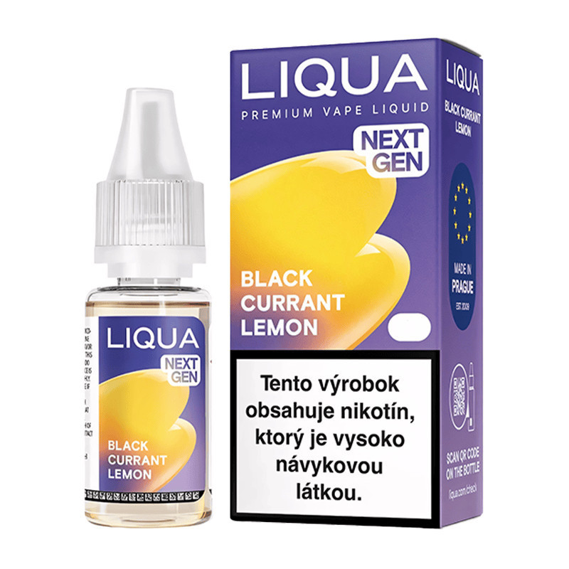 10 ml Blackcurrant Lemon LIQUA e-liquid | www.e-smoke.sk