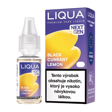 10 ml Blackcurrant Lemon LIQUA e-liquid | www.e-smoke.sk