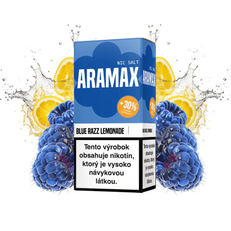 10ml Blue Razz Lemonade ARAMAX SALT e-liquid | www.e-smoke.sk
