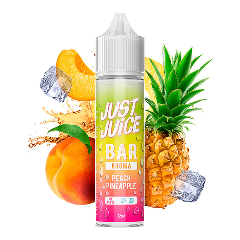 60ml Peach Pineapple JUST JUICE Bar - 12ml S&V | www.e-smoke.sk