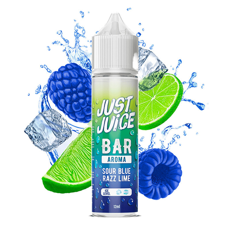 60ml Sour Blue Razz Lime JUST JUICE Bar - 12ml S&V | www.e-smoke.sk