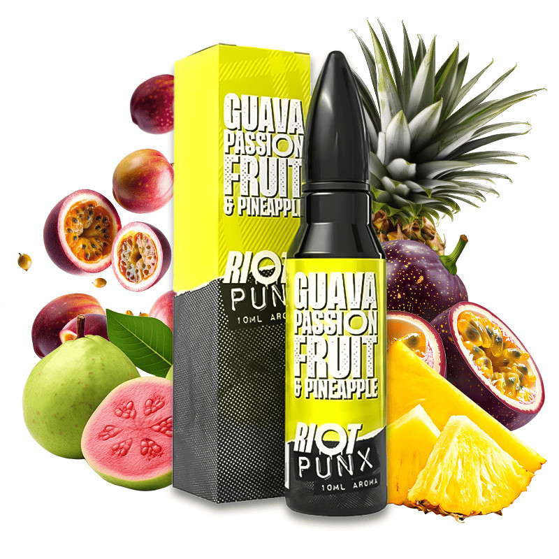 60ml Guava Passionfruit & Pineapple RIOT SQUAD PUNX - 10ml | www.e-smoke.sk